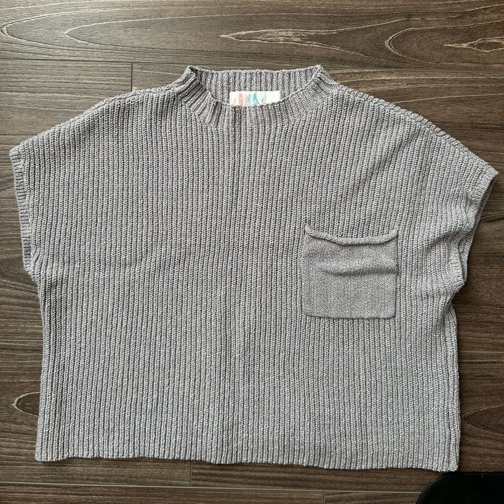 Free People Beach Freya Short Sleeve Sweater